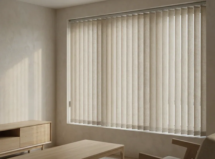 Vertical & Panel Blinds fitted in a Constantia home